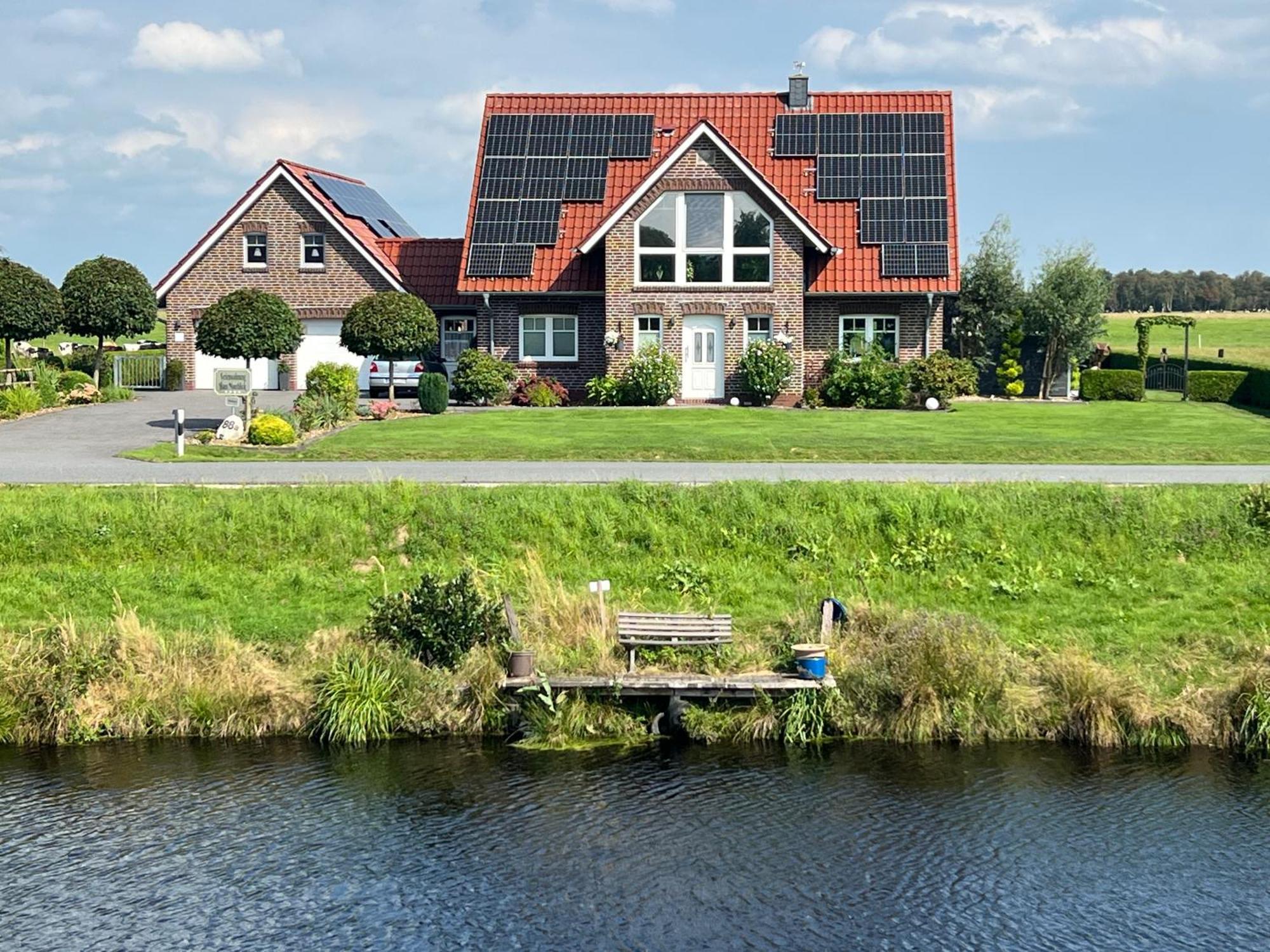 Ferienwohnung Haus Moorblick Mit Garten In Kanallage فيزمور المظهر الخارجي الصورة